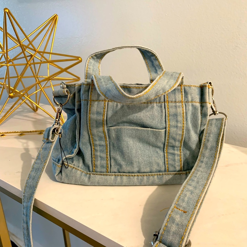 SMALL DENIM CROSSBODY